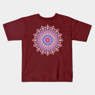 Symmetry 1 [purple, blue, red, off-white] Kids T-Shirt